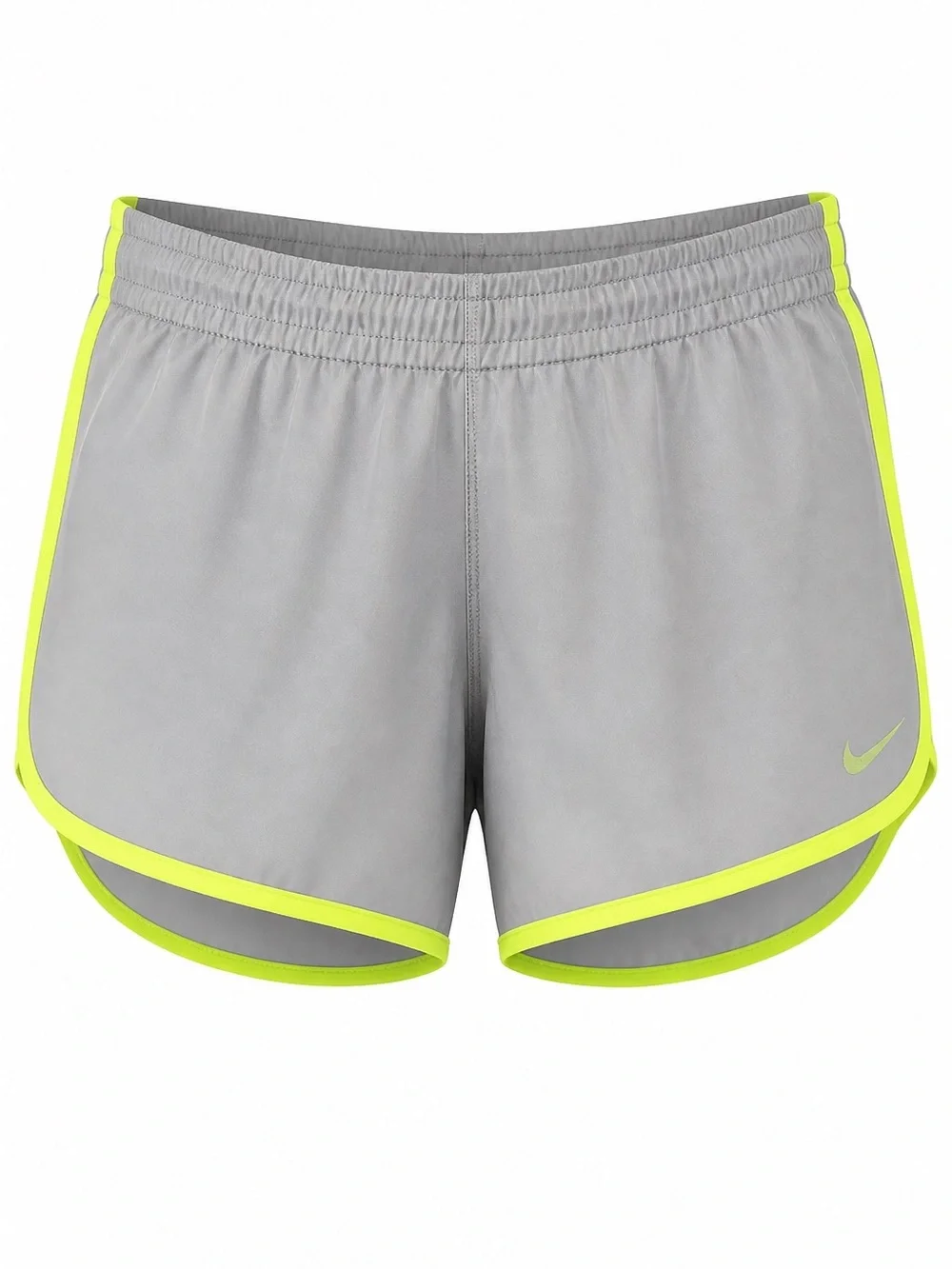 Nike Gray Shorts with Neon Yellow Trim